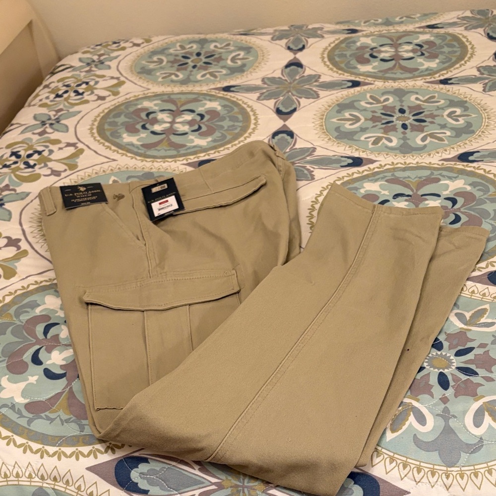 U.S. Polo Assn. Men’s Tan Cargo Pants